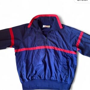 Vintage 🌈Rainbow West Navy Pullover Jacket